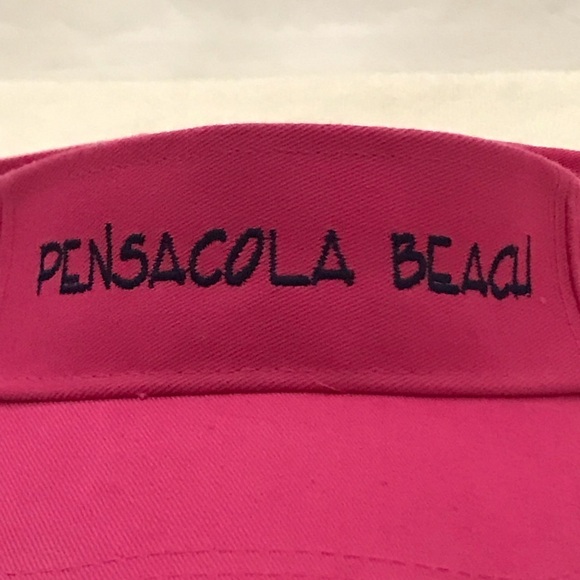 Shade Shack for Pensacola Beach Adjustable Pink Travel Visor - Picture 9 of 13